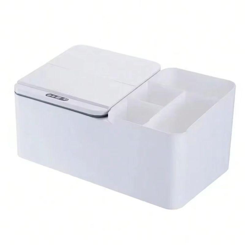 

M-Modern-Intelligent Induction Storage Box Jewelry Finishing Storage Box Office Snack Box белый