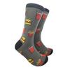 AB New Fashion Socks for Men and Women Colorful Cartoon Animal Cotton Sock Hip Hop Funny Plant Mushroom Bird Stocking