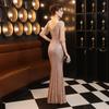Women Sequins Party Dress Cocktail Dress Sleeveless Sexy Evening Dresses