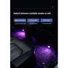 Wireless Adhesive LED Car Interior Ambient Light Remote Control Decor Auto Roof Foot Atmosphere Lamp Bicycle Tail Light