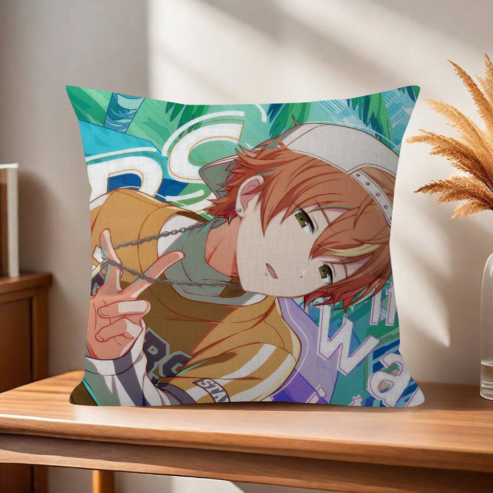 Anime singer Akito Shinonome Pillow Cushion Cover Pillowcase Living Room Sofa Home Decor Customized