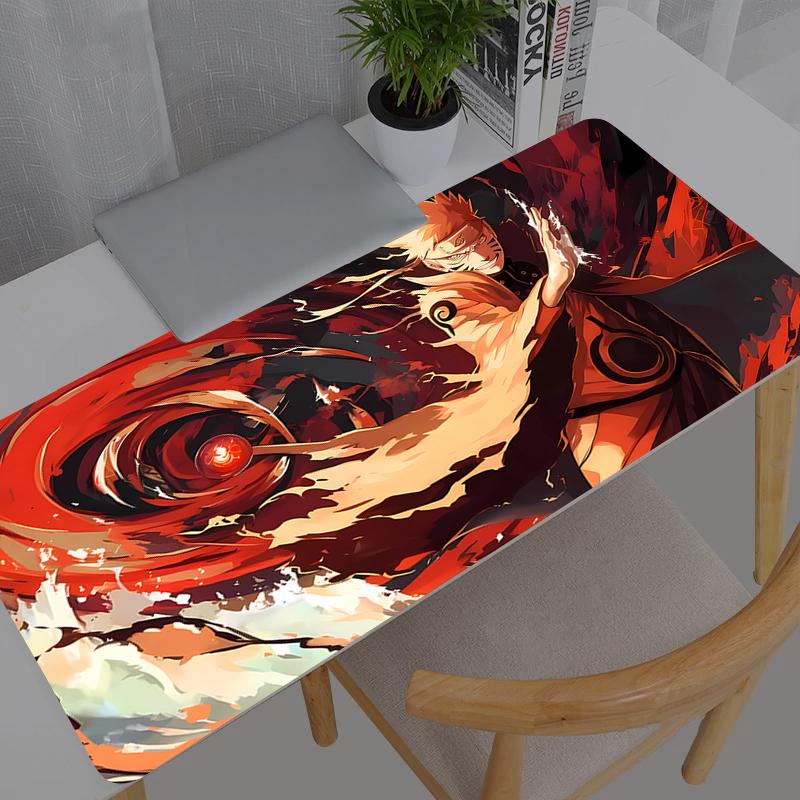 Anime Computer Mouse Pad Naruto Gamer Mouse Pads Large Durable Anime Gaming Mousepad XXL Desk Mause Pad Keyboard Mouse Carpet