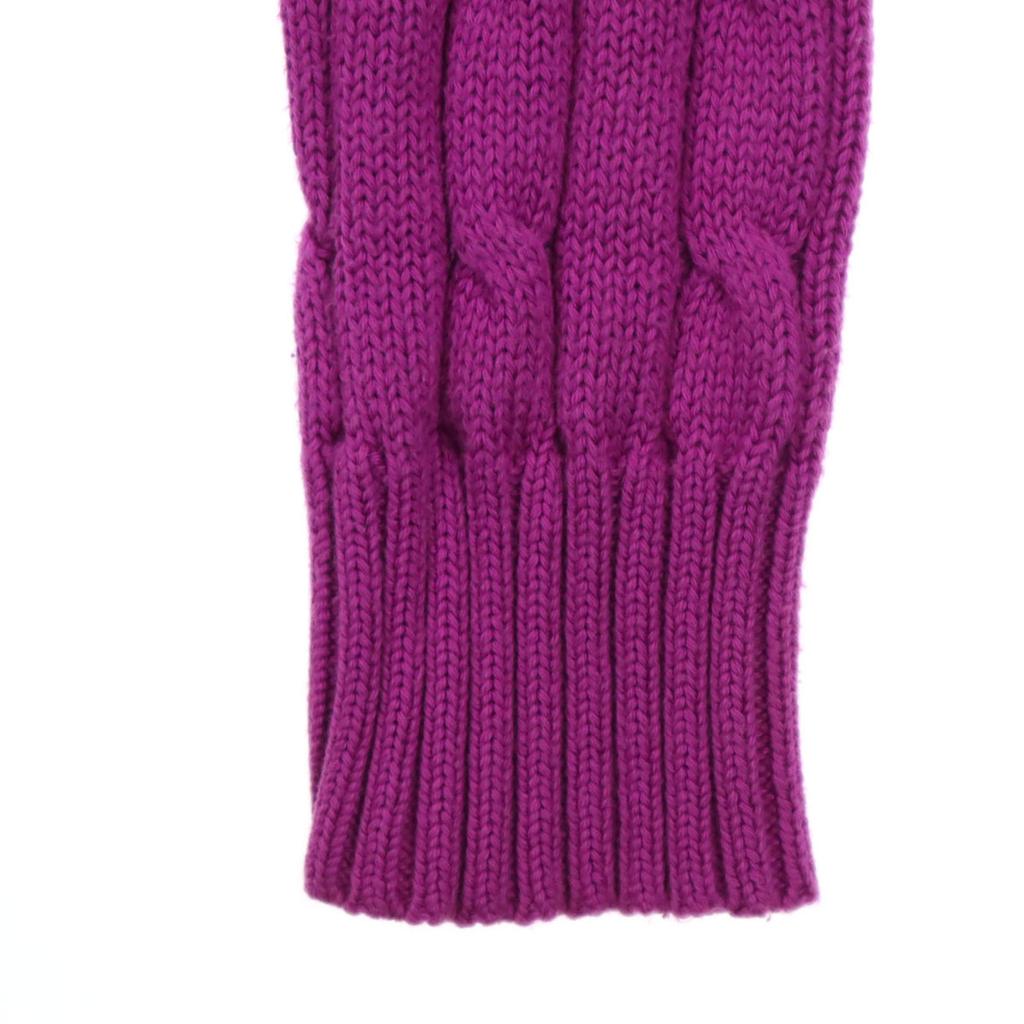 Beauty products POLO RALPH LAUREN One point logo Long sleeve Cable knit cotton knit Women Used