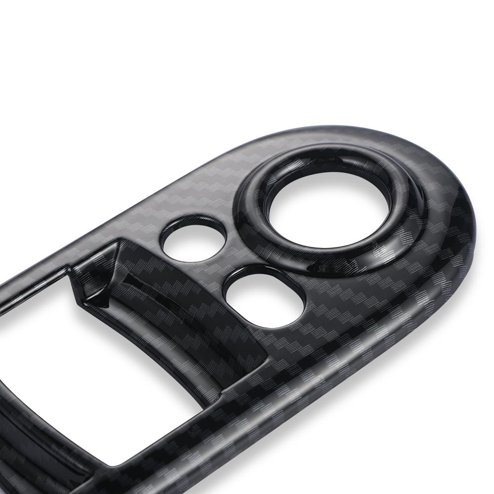 Car Window Lifter Switch Control Cober Case Shell Carbon Fiber Stickers For Mini Cooper S JCW F55 F56 Hatchback Car