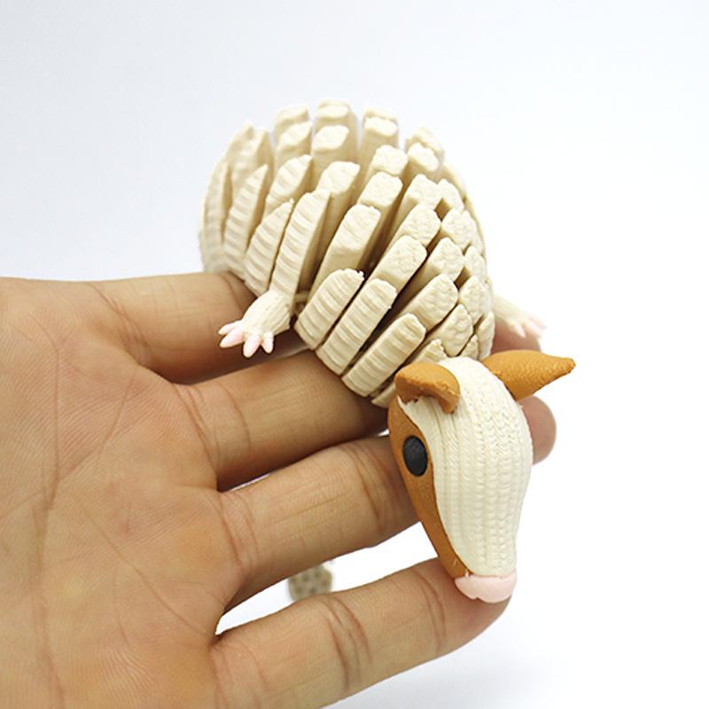 Nuovo 1pz Modello Armadillo Decompressione Stampato 3D Artigianato Ornamenti Regali Animali Creativi Giocattoli Articolazioni Mobili Decorazione Desktop