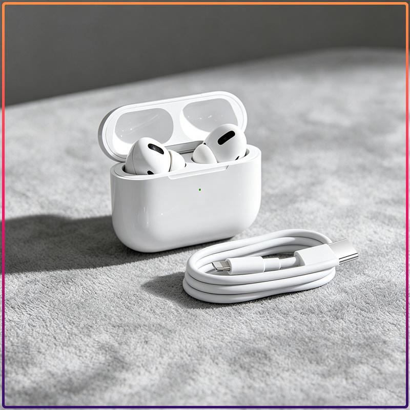 AirPods Pro In-Ear True Wireless Headset Klare Anrufe Geringe Latenz Geräuschunterdrückung Tragbares Ladecase Für iOS Android Smartphone