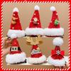 2025 Christmas Reindeer Antler Scrunchies & Bow Hair Clips - Cute Party Accessories for Kids