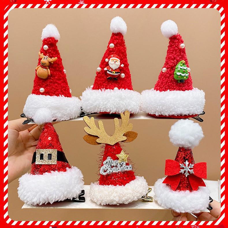 2025 Christmas Reindeer Antler Scrunchies & Bow Hair Clips - Cute Party Accessories for Kids