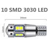 2Pcs Super Bright T10 W5W 168 192 Led Tail Light 3030 10SMD 12V Car Led Auto Side Lamp CANBUS NO Error Car Marker Parking Bulb