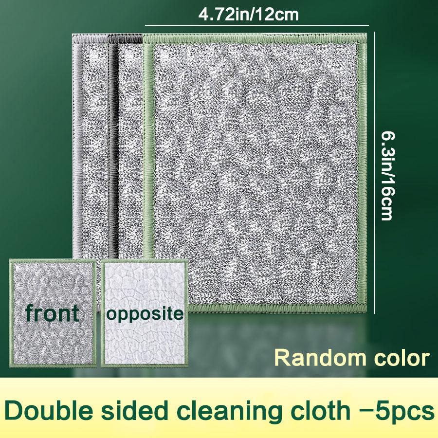 

Second generation silver dishcloth, double-sided cotton dish cloth, dish cleaning cloth, thickened pot cleaning cloth