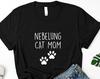 Nebelung Cat Mom T-Shirt: Soft Cotton Blend Cat Lover Gift