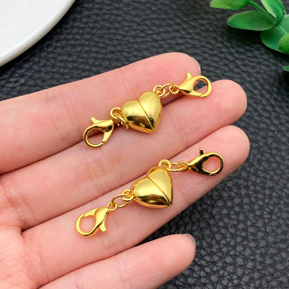 10-Style Multi-Color Round Magnetic Lobster Clasp Charms for DIY Bracelet & Necklace Jewelry