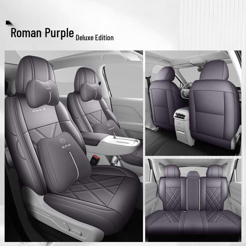 Custom-Fit Perforated Leather Seat Cushion for Li Auto Lafa 5 - Wear-Resistant Full Coverage.