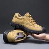 Men's Breathable Hiking & Running Shoes, Trendy Lace-Up Design, Soft, Wear-Resistant Soles