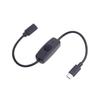 ON/OFF Switch Cable Extension Cable 3A Charging Cable New USB Type C Cable