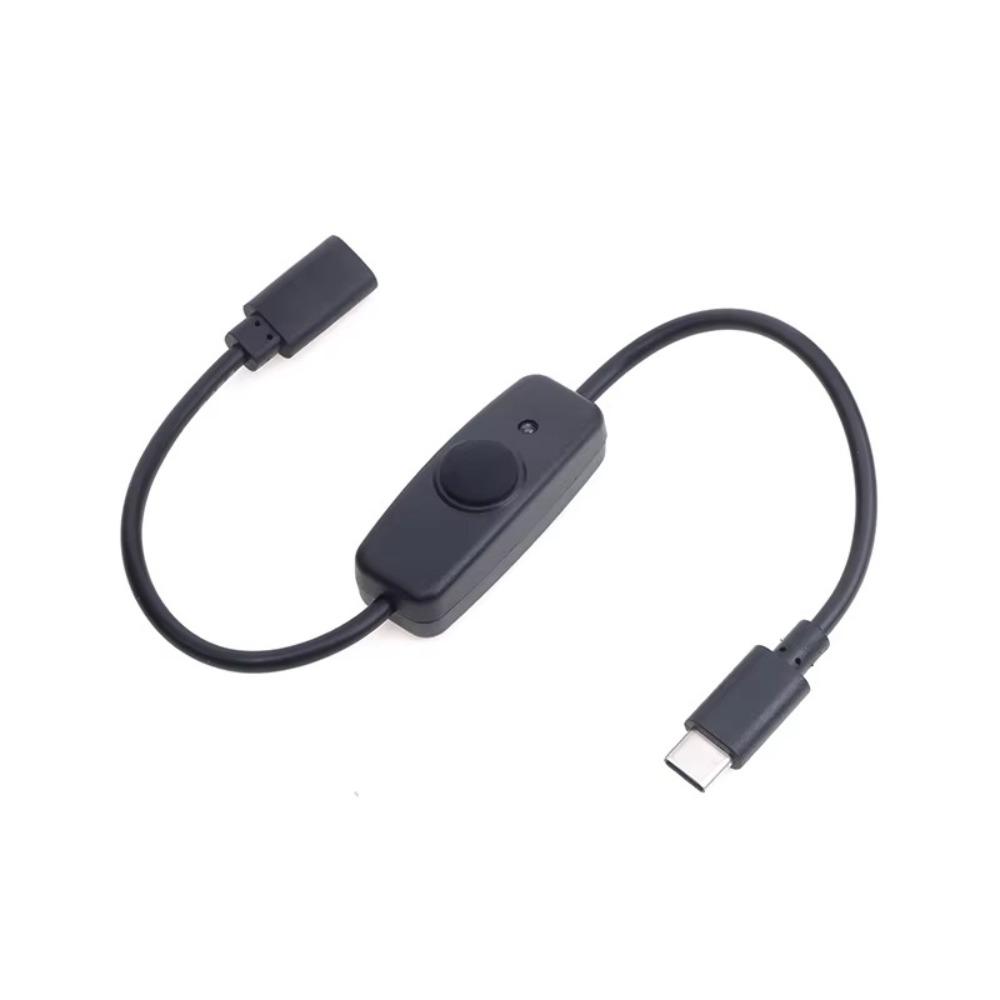 ON/OFF Switch Cable Extension Cable 3A Charging Cable New USB Type C Cable