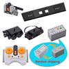 Eisenbahnstrecken Bausteine Für MOC Power Functions Teile Motor Batteriebox Infrarot Geschwindigkeits-Fernbedienungsempfänger für Legoeds