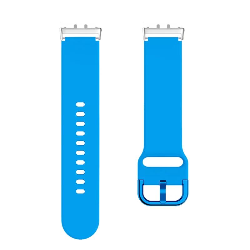 Skin-Friendly Band Fit for Samsung Galaxy Watch Fit 3 Soft Silicone Colorful Buckle Strap for Samsung Galaxy Watch Fit 3