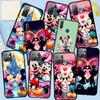 Phone Case for iPhone 17 16 15 Plus Huawei P30 P20 Lite Redmi Note 14 12 11 13 Pro Max OPPO A60 A80 A40 A18 A38 A54 A16 Mickey Mouse Pink Minnie Cover