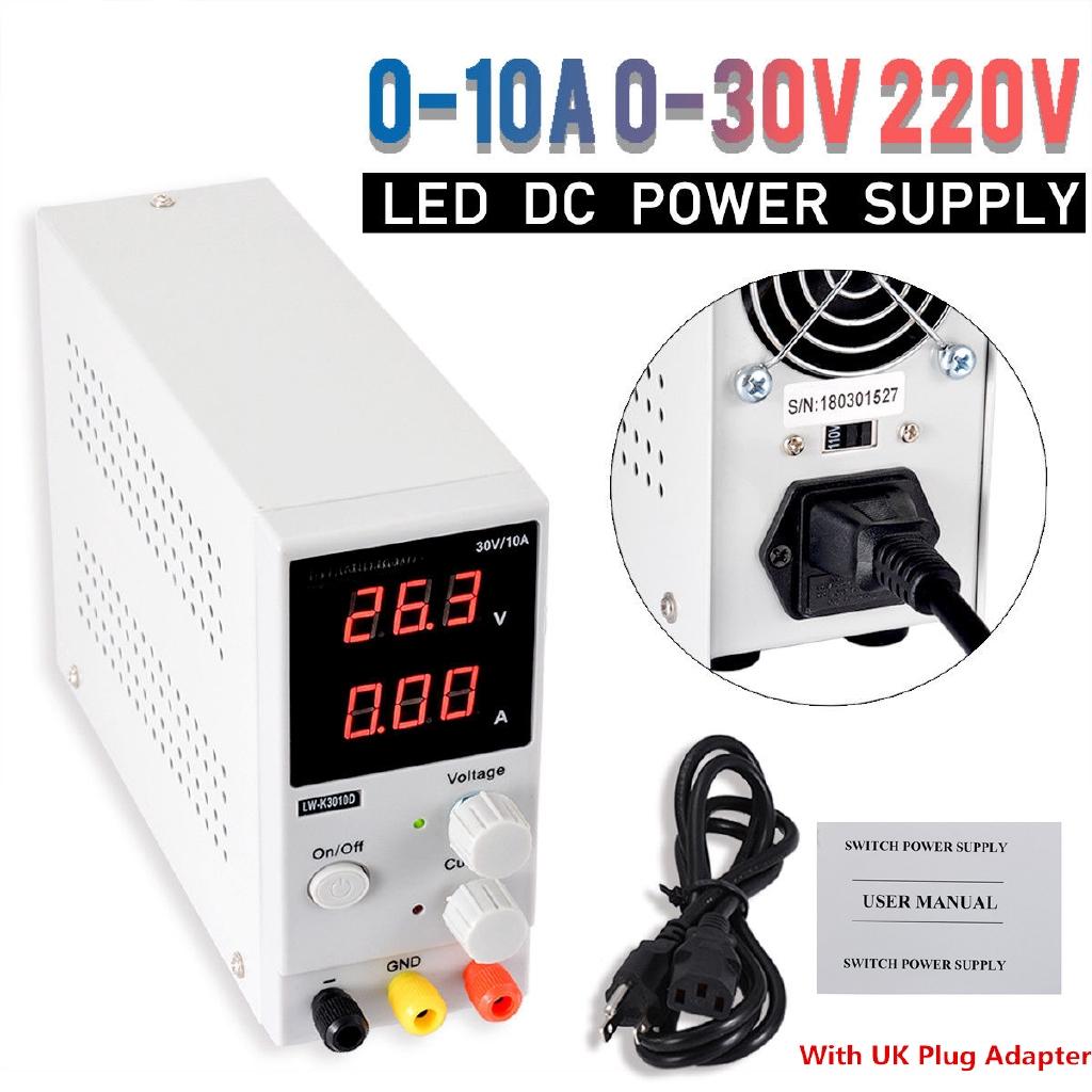 110V/220V LED Display Adjustable Switching Regulator DC Power Supply Change Laptop Repair Rework