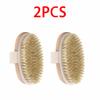 Shower Brush for The Back Handheld Dry Brushing Body Exfoliating Brush Bathroom Cellulite Back Bath Massage  Brush