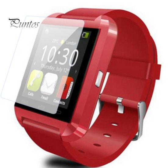 3Pcs/Set High Clarity Clear LCD Screen Protector Films for DZ09 Bluetooth-compatible Smart Watch