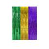 Color-Block Tinsel Curtain 1x2m - Festive Background for Christmas, Halloween, and Birthdays
