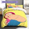 Meg Griffin Pattern Bedding Home Decoration Birthday Gift ( 1 Duvet Cover + 2 Pillowcase, Without Core),fan Merchandise.