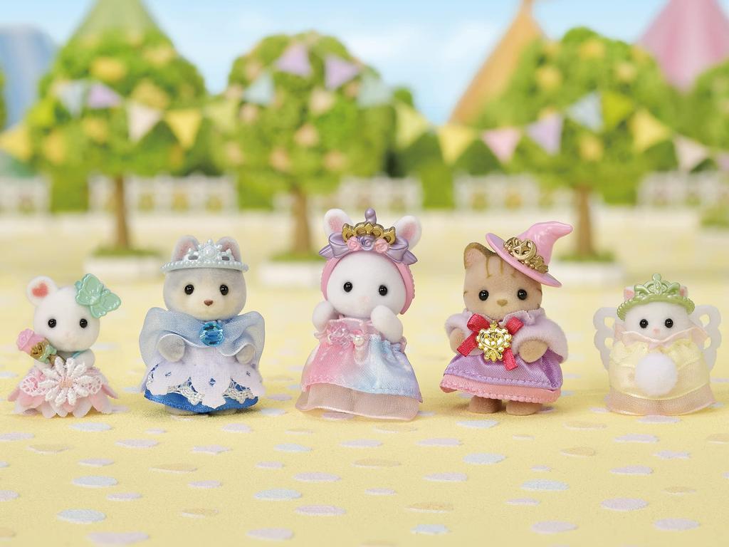 Sylvanian Families Amusement Park Doll Baby Princess ST Mark Ages 3 and Toy Sylvanian Epoch [Dream-Colored Set] Co-74 Certified, Up, Dollhouse,