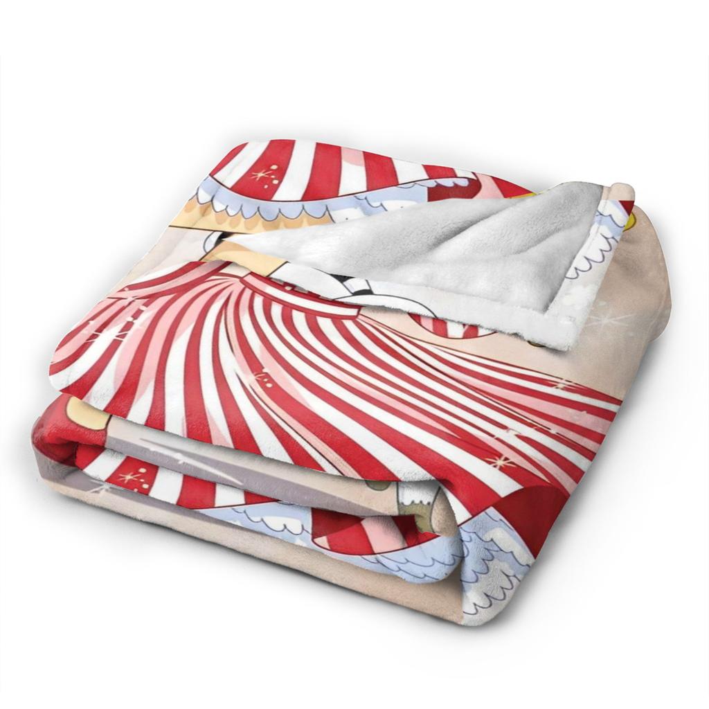Candy Candy  Fleece Blanket Romance Anime Manga  Funny Throw Blanket for Home Hotel Sofa  150*125cm Plush Thin Quilt