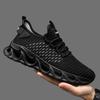 Spring/Autumn Men's Large Size Blade-soled Sports Shoes Flying Weave Fitness Jogging Shoes