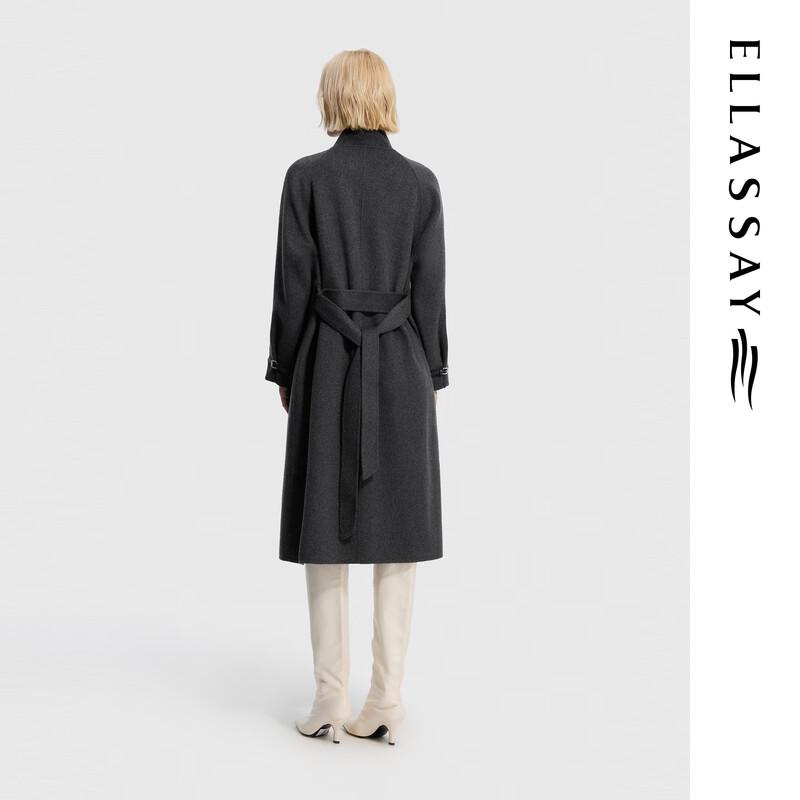 ELLASSAY Women's Wool Blend Wrap Coat