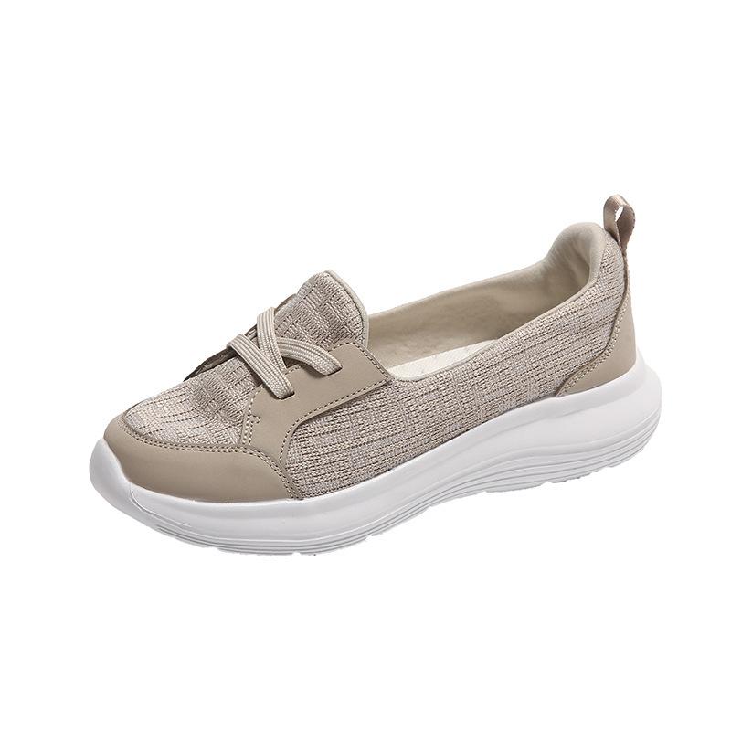 2025 Healthy Walking Shoes, New Foot-fitting Lazy Shoes, One Pedal, Four-season Casual Women's Shoes, Mother Shoes, Low-top Flat Bottom