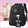 Stylish And Spacious Unisex Backpack For High School Students In Trendy Colors
