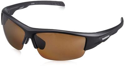 SHIMANO PC Polarized Fishing Half Fishing Matte Black HG-066N Sunglasses, Water-Repellent Glasses,