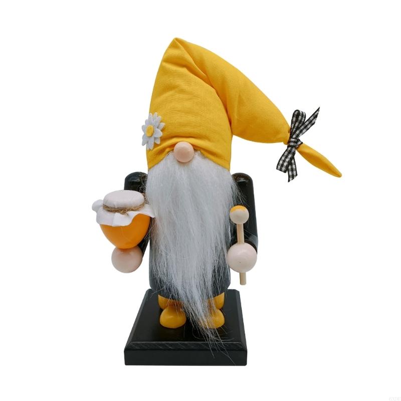 Lovely Facelessed Gnomes Toy Figurine Dwarf Statue Sculpture For Home 6XDE