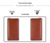 Women's Genuine Leather Long Wallet Clutch - Large Capacity, Multi-Card Slots, Vegetable Tanned