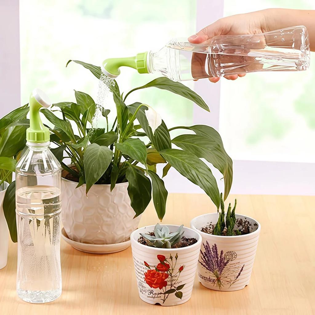 1/2Pcs Household Garden Spray Waterer Sprinkler Portable Plant Garden Watering Nozzle Tool Glass&Bottle Watering Nozzle