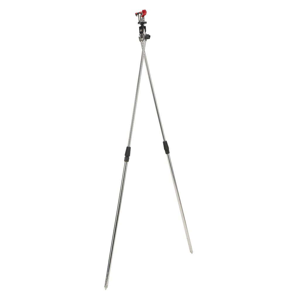 Fishing Rod Ground Holder Portable Telescopic Stretchable Fishing Rod Stand for Outdoor