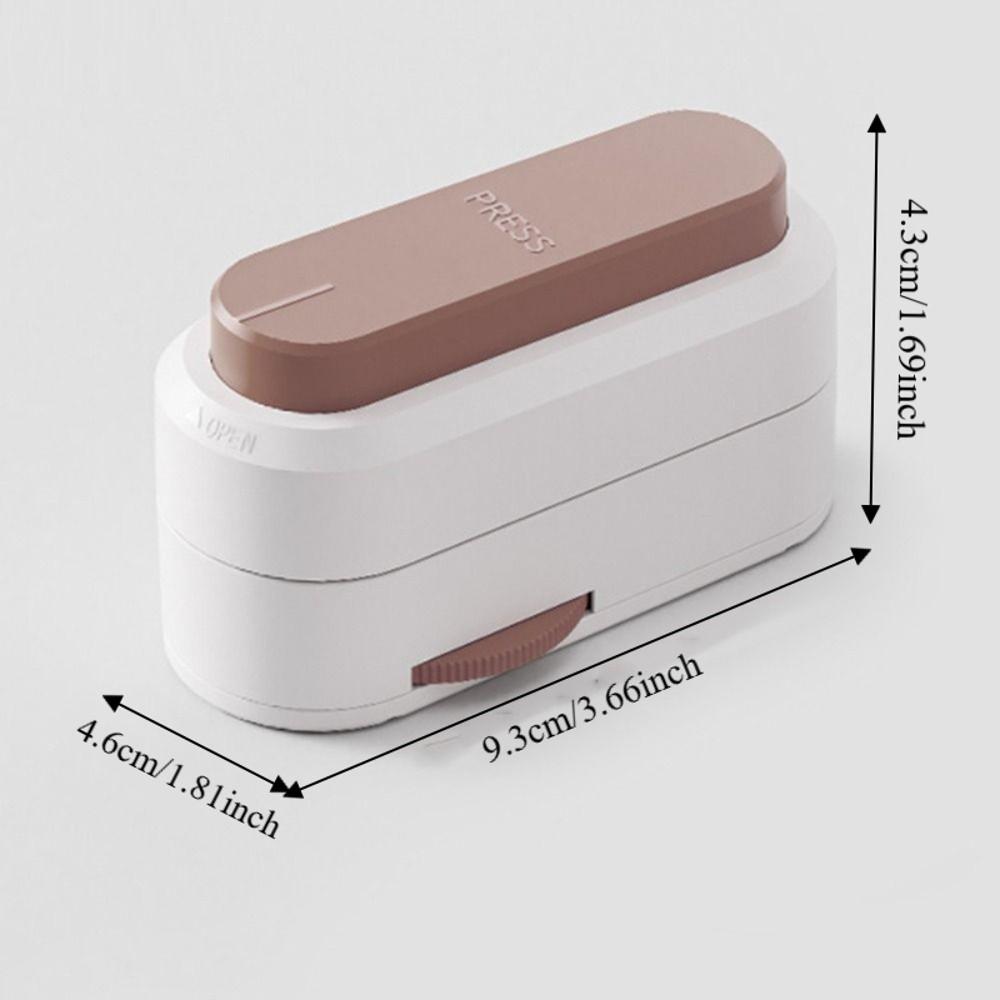 Dustproof Tablet Splitter Sliding Adjust Cut Tablet Dispenser Tablet Divider Tablet Splitting