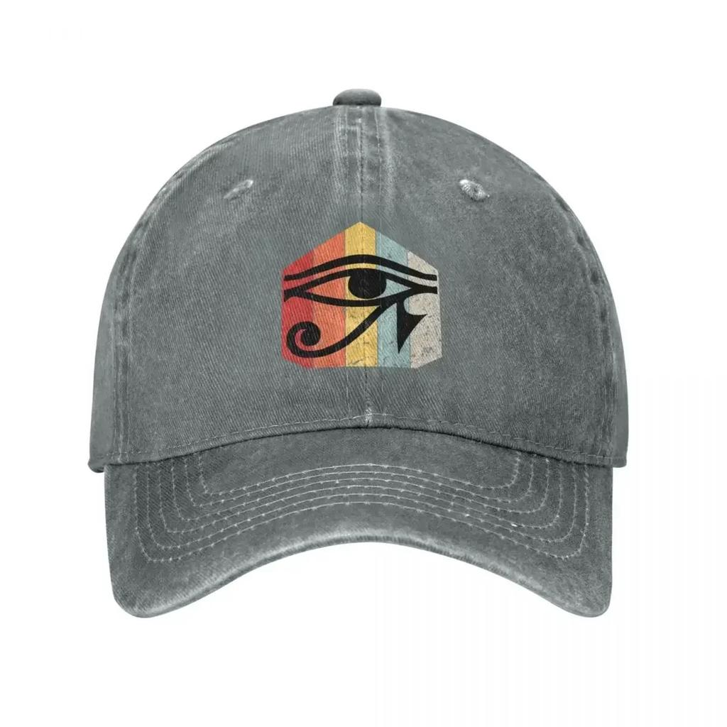 Egyptian Ancient Ancient Egypt Vintage RetroEgyptian Eye of HorusCap Baseball Cap Beach Hat Wild Ball Hat Boy Child Womens