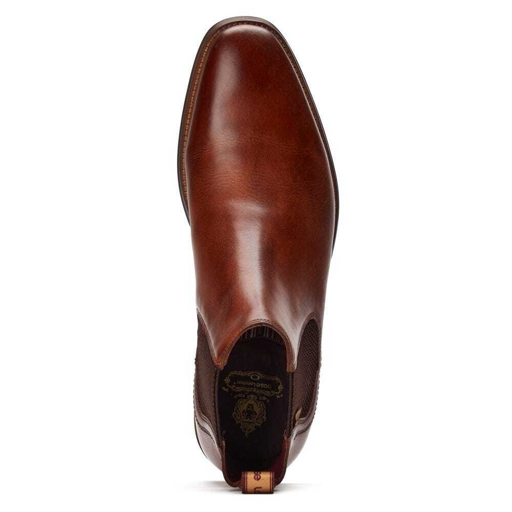 BASE LONDON Mens Sikes Leather Chelsea Boots