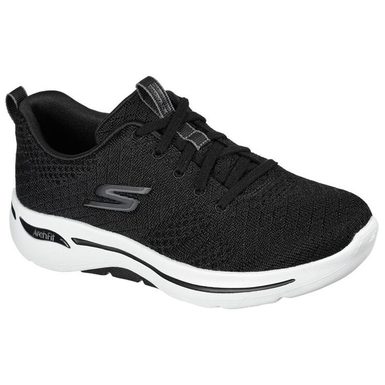 Skechers Go Walk Arch Fit Unify Low top Casual Shoes Women's Black 124403-BKW