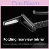 Bicycle Folding Rearview Mirror With Reflective Surface For Mountain And Road Cycling