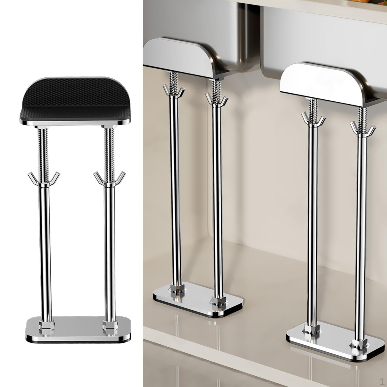 

Регулируемые стержни кронштейна для монтажа под столешницу с амортизирующей прокладкой для кухни и ванной