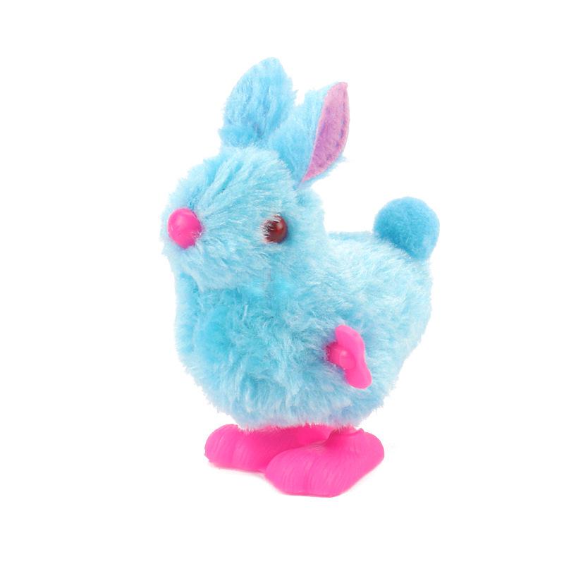 Wind-Up Plush Rabbit Toy - Classic Nostalgic 80s Children's Baby Toy