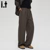 CHOCOOLATEit Herren Retro Lockere Gerade Bein Casual Hose