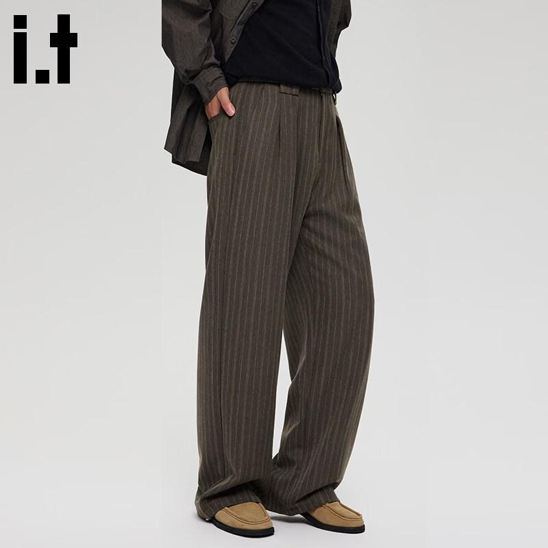 CHOCOOLATEit Herren Retro Lockere Gerade Bein Casual Hose