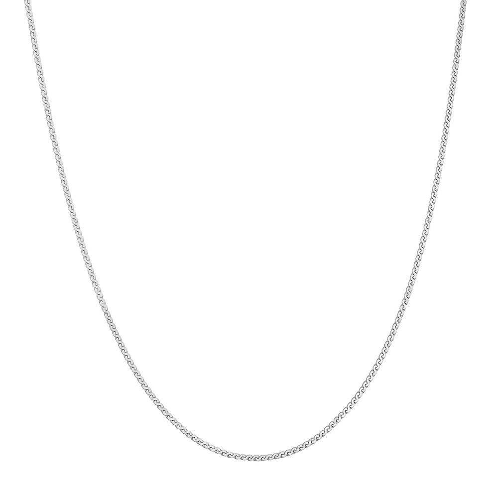 Ania Haie Silver Flat S Link Chain 925 Silver Necklace N068-01H