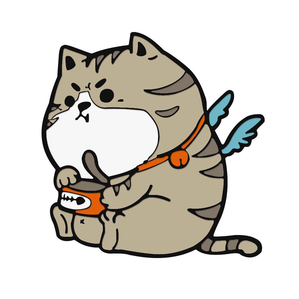 Creative Cartoon Animal Brooch: Cute Fox, Cat, and Monkey-Shaped Accessories